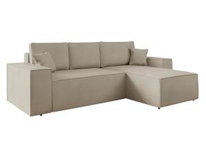 Ecksofa Malaga L Beige - Ecke davorstehend rechts