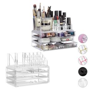 2 x Make Up Organizer transparent Durchscheinend