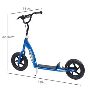 Kinderscooter 371-027BU Blau - Metall - 52 x 80 x 120 cm