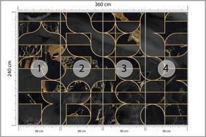 Fototapete ABSTRAKTION Mosaik Marmor 360 x 240 x 240 cm