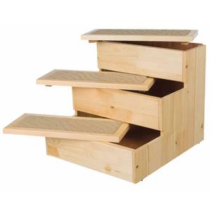 Hundetreppe 434110 Braun - Massivholz - Holzart/Dekor - 38 x 45 x 40 cm