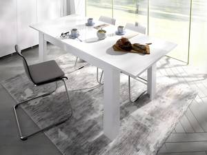 Table extensible BALKIS Blanc - Bois manufacturé - 90 x 77 x 190 cm