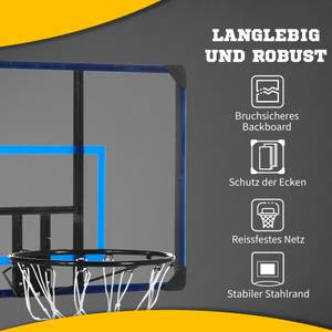 Basketball Korb A61-039V00BU Metall - 61 x 73 x 113 cm