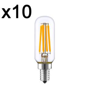 Lot de 10 ampoules filaments LED PLUTON Verre - 3 x 9 x 3 cm