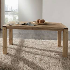 Table Alenja Bois d'acacia massif - Couleur sable