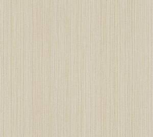 Streifentapete Uni Beige Gold Grau Beige - Gold - Grau