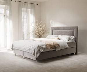 Boxspringbett Laguno Taupe - Breite: 200 cm