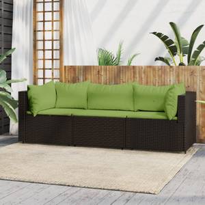 Salon de jardin 3029629-1 (lot de 3) Marron - Vert