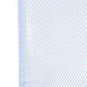 Rangement bain en lot de 2 Blanc - Matière plastique - Textile - 45 x 47 x 3 cm