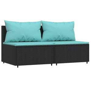 Garten-Lounge-Set 3029630-3 (3-teilig) Schwarz - Blau