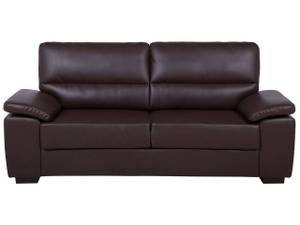 3-Sitzer Sofa VOGAR Schwarz - Braun - Dunkelbraun