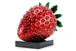 Sculpture moderne Just Add Cream Vert - Rouge - Pierre artificielle - Matière plastique - 26 x 20 x 36 cm