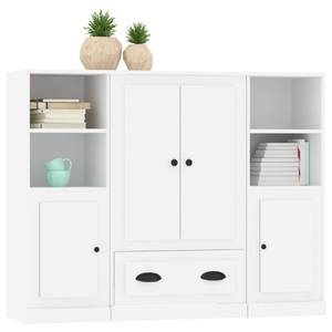 Highboard 3er Set DE1845 Weiß