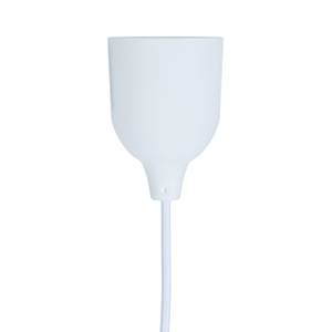 Lampe à suspension motif ballerine Rose foncé - Blanc - Jaune - Matière plastique - 35 x 158 x 35 cm