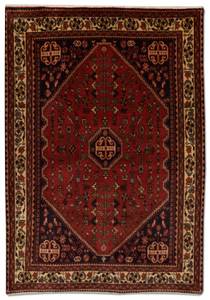 Abadeh - 151x103cm Rot - Naturfaser - 103 x 1 x 151 cm