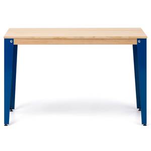 Table bureau Lunds 140x60 Bleu-Naturel, Je commande !