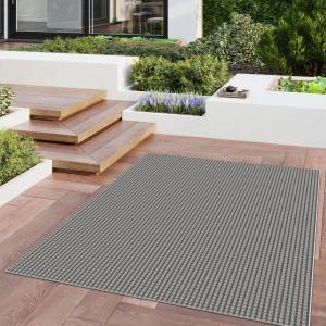 Tapis exterieur BOTANI 2 160x230 noir 160 x 230 cm