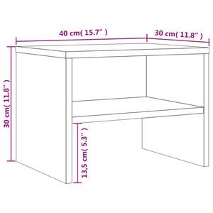 Nachttisch(2er Set) 297721-2 Raucheiche Dekor - Anzahl Teile im Set: 2