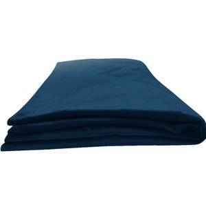Keilkissen Lesekissen Bett Kopfteil Samt Blau - Breite: 200 cm