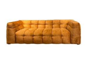 Sofa ROSARIO Velvet Gold - Breite: 207 cm