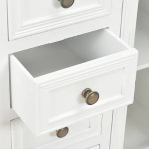 Buffet 280027 Blanc - Bois manufacturé - Bois massif - Bois/Imitation - 70 x 70 x 70 cm