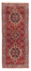 Bidjar - 207x82cm Rot - Naturfaser - 82 x 2 x 207 cm