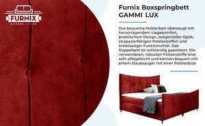 Polsterbett GAMMI LUX Rot