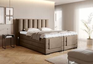 Boxspringbett SAFINA Braun - Breite: 158 cm