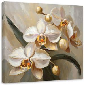 KUNSTDRUCK Golden Orchids 2 50 x 50 cm