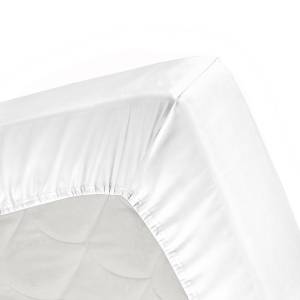 Spannbettlaken - Jersey - 70x200cm Weiß Weiß - Textil - 70 x 4 x 200 cm