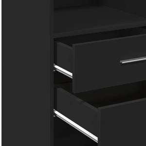 Highboard DE4076 Schwarz - Holzwerkstoff - 43 x 124 x 30 cm