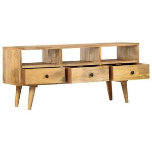 Meuble tv 285824 Marron - Bois massif - Bois/Imitation - 110 x 50 x 36 cm