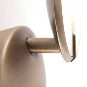 Bougeoir Zenith LED Fer / Plexiglas - 1 ampoule - Bronze