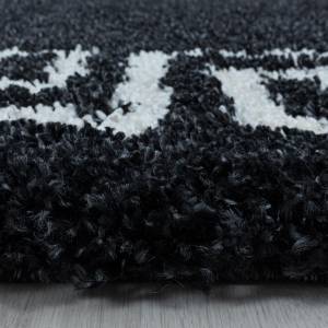 Tapis shaggy UNI E 140x200 noir Noir - 140 x 200 cm