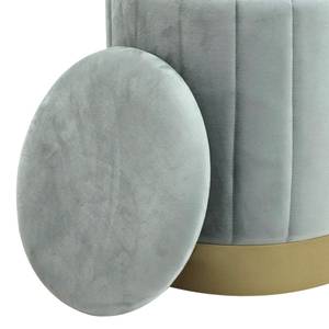 Pouf Avelos (2er-Set) Grau