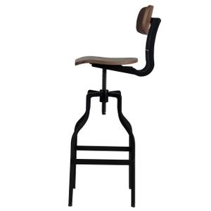 Tabouret de bar Retro Marron - Métal - 36 x 115 x 36 cm