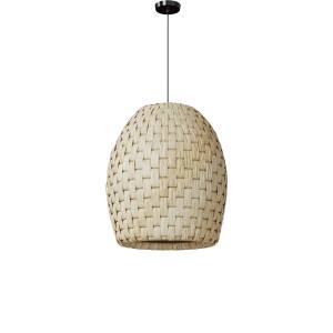 Suspension Ketut Marron - Fibres naturelles - 40 x 45 x 40 cm