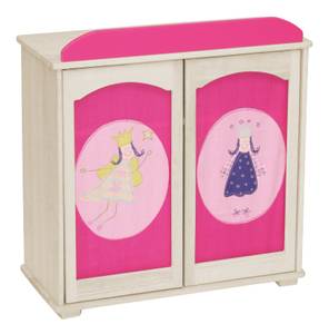 Puppenkleiderschrank Happy Fee Braun - Holzwerkstoff - 54 x 57 x 25 cm