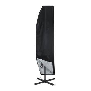Housse de protection parasol Noir - Textile - 74 x 260 x 1 cm