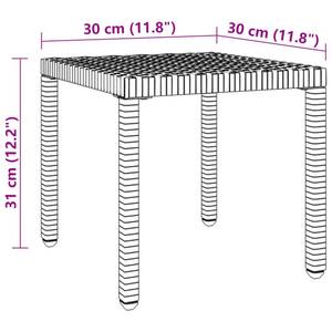 Sonnenliege (2er Set) 3010986 Braun