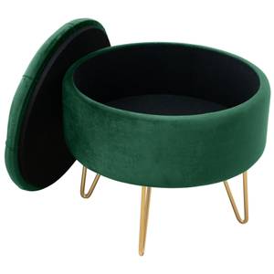 Pouf CARO Vert foncé