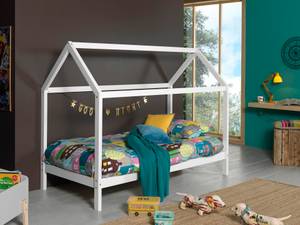 Lit cabane DALLAS HB005 Blanc