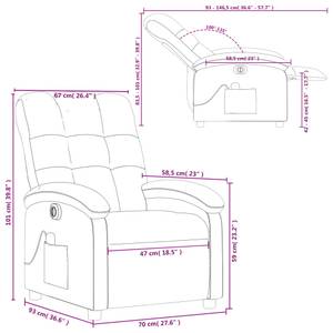 elektrischer Massagesessel 3032264-3 Dunkelgrün