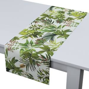 TISCHLÄUFER Tropical II Grün - Textil - 40 x 1 x 130 cm