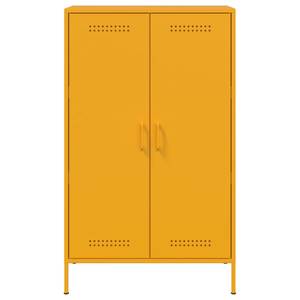 Highboard DE5645 Gelb - Metall - 39 x 113 x 68 cm