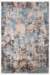 Innenteppich Brittany SHIVAN Blau - Grau - Textil - 60 x 1 x 90 cm