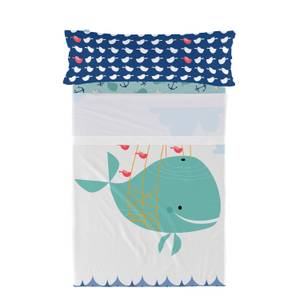 Whale Parure drap (2er Set) Textile - 1 x 160 x 270 cm