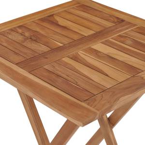 Table de jardin Marron - Bois massif - Bois/Imitation - 60 x 75 x 60 cm