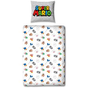 Bettwäsche Super Mario & Friends Textil - 135 x 200 x 1 cm