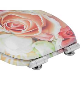 WC-Sitz mit Absenkautomatik Rosa Rose Pink - Holzwerkstoff - 38 x 6 x 47 cm